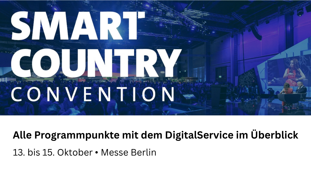 Visual Smart Country Convention Programmpunkte des DigitalService