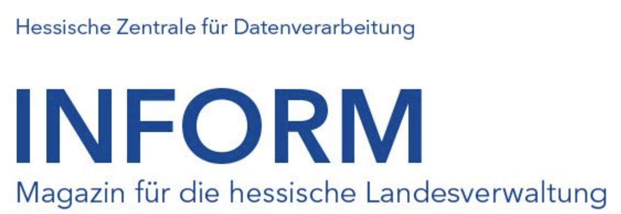 Logo of the magazine for the Hessian state administration INFORM
