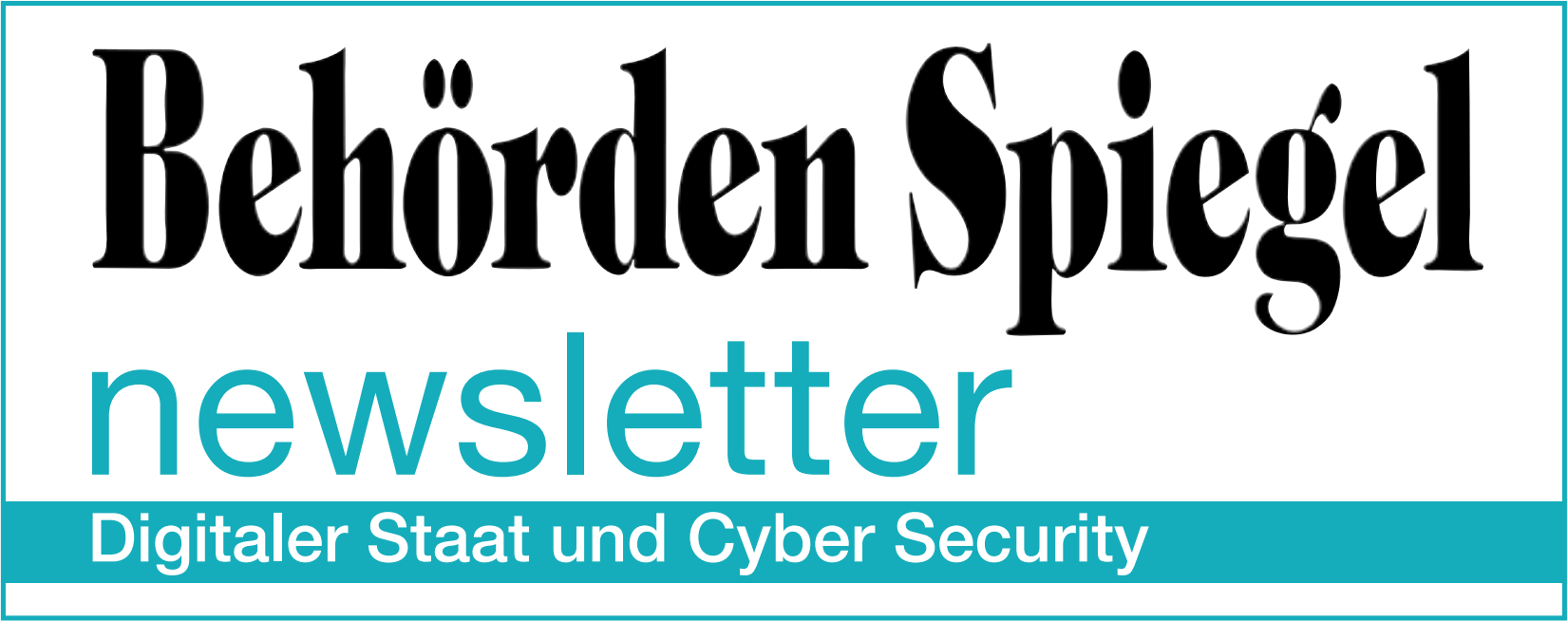 Logo of the medium Behörden Spiegel Newsletter „Digitaler Staat und Cyber Security“