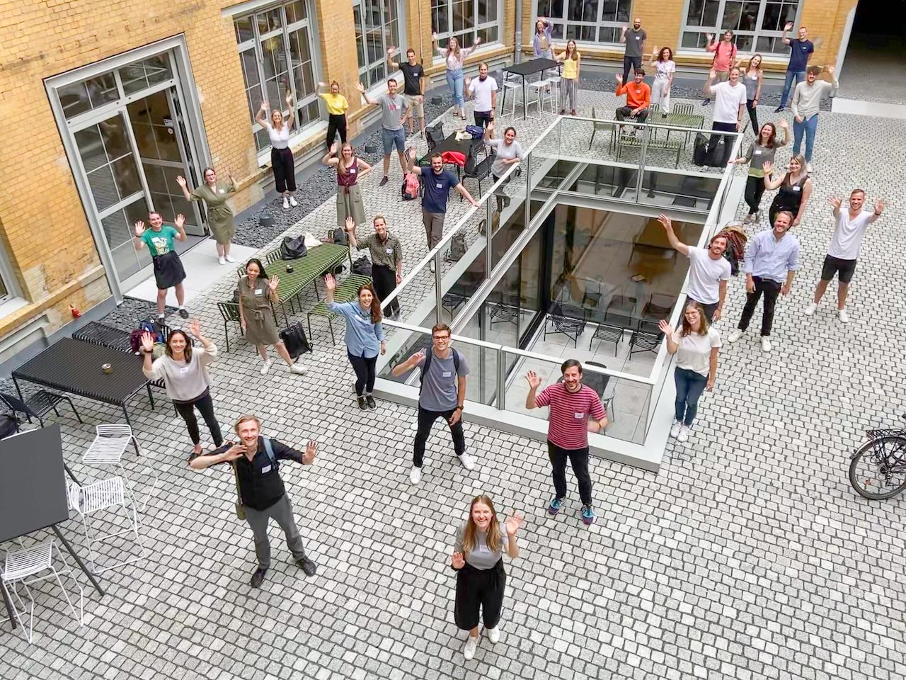 Group photo start Tech4Germany 3rd year in July 2020