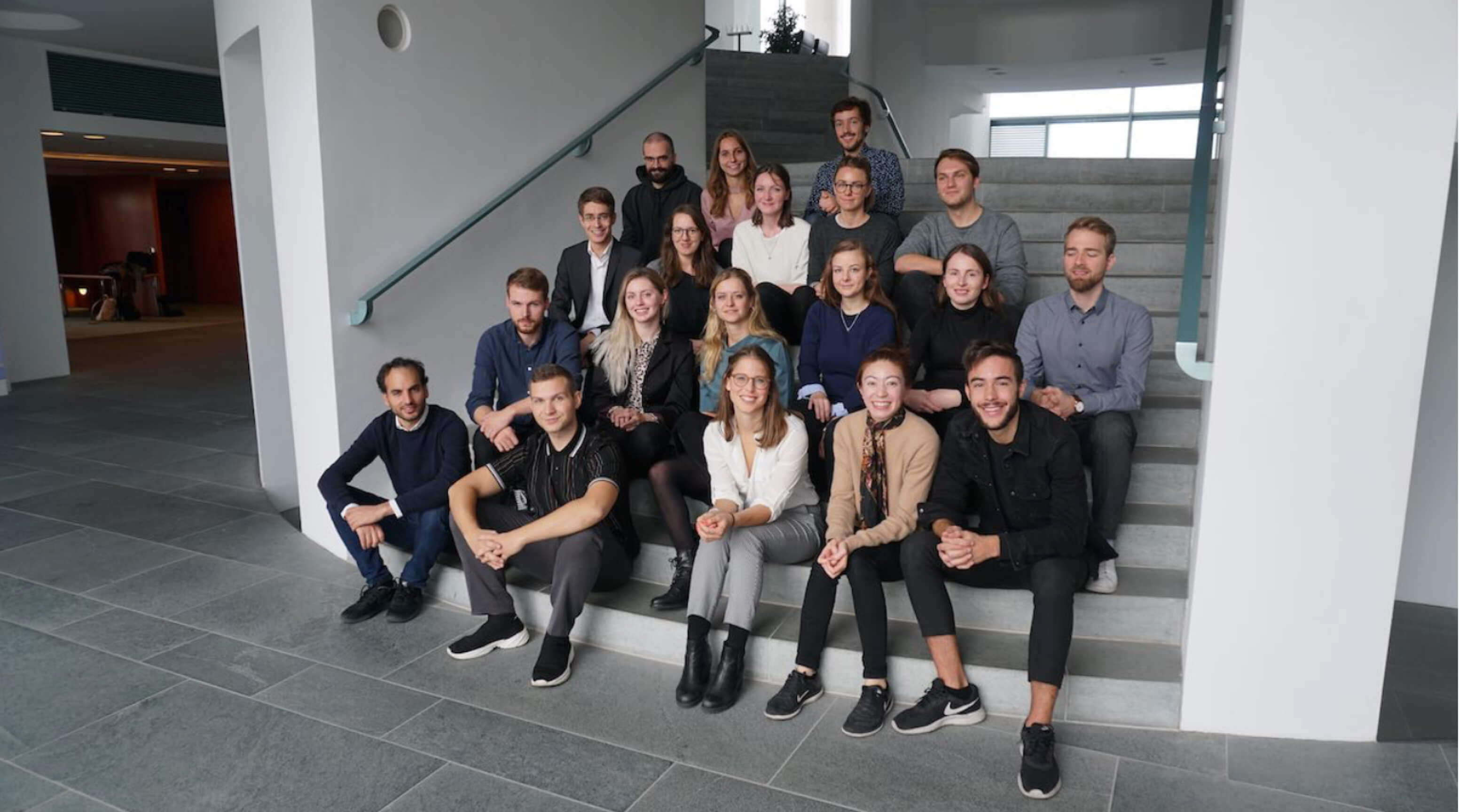 Gruppenfoto zum Start von Tech4Germany im Juli 2019